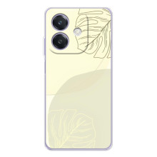 Чехол цветочный дизайн для OPPO A3x – Зелёный фон