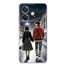 Чохол з дизайном Венздей 2 на OPPO A3x – Венздей і Тайлер