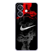 Чохол з логтипом Найк на OPPO A3x (Найк на чорному)