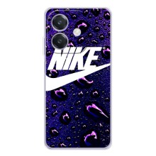Чохол з логтипом Найк на OPPO A3x (Найк на фіолетовому)