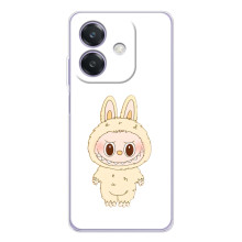 Чохол з принтом Лабубу для OPPO A3x – Бежевий Лабубу