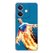 Чехол с принтом Фантастическая четверка для OPPO A3x – Человек-Факел