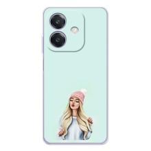 Силіконовый Чохол на OPPO A3x з картинкой Модных девушек – В шапці