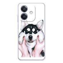 Чехлы с собаками для OPPO A40m (VPrint) (Довольный Хаски)