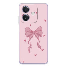 Чехол банты для OPPO A40m – Бант на розовом