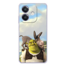 Чохол з мультфільмом Шрек на OPPO A40m – Шрек і осел