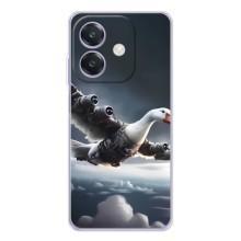 Чехол с мемом Тралалело тралала на OPPO A40m (Бомбардини гусини)