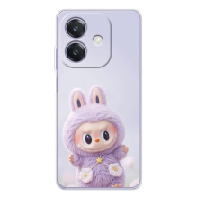 Чохол з принтом Лабубу для OPPO A40m – Фіолетовий Лабубу
