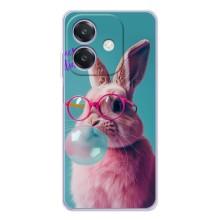 Чехол с принтом стильные животные для А40м – Кролик в очках