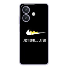 Силиконовый Чехол на OPPO A40m с картинкой Nike (Later)