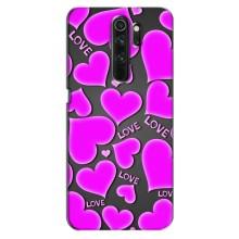 Чехлы для любимой на Оппо А5 (2020) (VPrint) (Pink hearts)