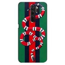 Чехлы ГУЧЧИ для Оппо А5 (2020) (AlphaPrint) (Gucci змия)