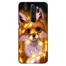 Чехлы с картинкой Лисички для Oppo A5 (2020) (VPrint) (Лисичка в гирляндах)