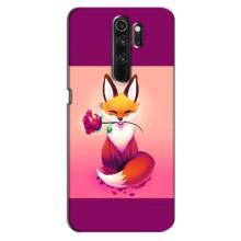 Чехлы с картинкой Лисички для Oppo A5 (2020) (VPrint) (Лисичка с розочкой)