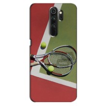 Чехлы с принтом Спортивная тематика для Oppo A5 (2020) – Ракетки теннис