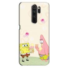 Чохол Губка Боб для OPPO А5 (2020) – Патрік і Боб