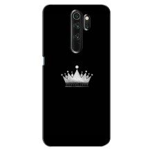 Чехол (Корона на чёрном фоне) для Оппо а5 2020 – Белая корона