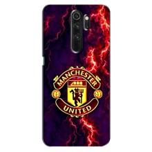 Чехол Манчестер Юнайтед для Оппо А5 (2020) (AlphaPrint) (огненный Манчестер)