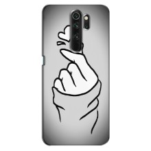 Чехол с принтом для Oppo A5 (2020) (AlphaPrint - Знак сердечка) – Значок Love