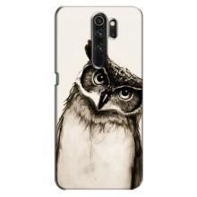 Чехол с птицами на Oppo A5 (2020) (VPrint) (Сова)