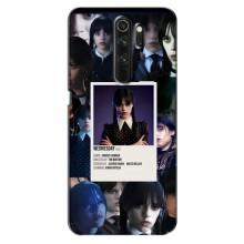 Чехлы Венсдей на Oppo A5 (2020) Уэнсдей (AlphaPrint) (коллаж Уэнздей)