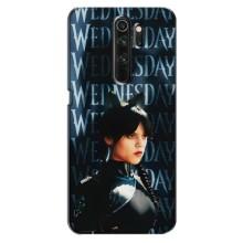 Чехлы Венсдей на Oppo A5 (2020) Уэнсдей (AlphaPrint) (Уэнздей кошка)