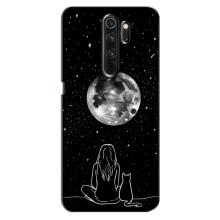 Чохол з малюнком кіт на Oppo A5 (2020) – Дівчина з котом