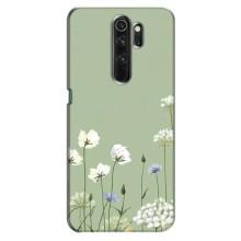 Чохол з квітковим принтом на OPPO А5 (2020) – Квіти на зеленому