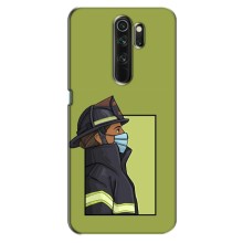Силиконовый бампер (Работники) на Oppo A5 (2020) – Пожарник