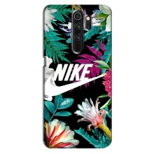Силіконовый Чохол на Oppo A5 (2020) з картинкою НАЙК – Квітковий Nike
