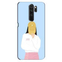 Силиконовый Чехол на Oppo A5 (2020) с картинкой Стильных Девушек (Желтая кепка)
