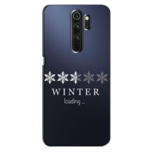 Зимні Чохли для OPPO А5 (2020) - прозорий фон (Winter loading)