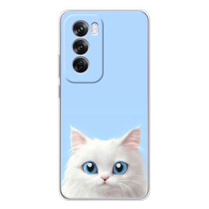 Чехол на тематику: Коты для OPPO A5 5G – Белый кот