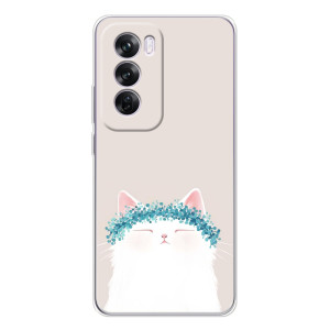 Чехол на тематику: Коты для OPPO A5 5G – Белый котик