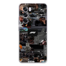 Чехол Формула1 на OPPO A5 5G – Коллаж Ф1