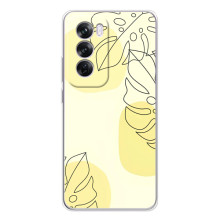 Силконовий чохол з принтом в квітах на OPPO A5 5G