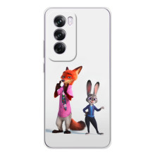 Силіконовий чохол з принтом Зоотрополіс для OPPO A5 5G – Джуді і Нік