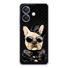 Чехлы с крутыми принтами для OPPO A5 Pro - (PREMIUMPrint) (Стильная собака)
