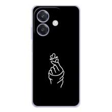 Чехлы (Знак сердечка) на OPPO A5 Pro – Знак Сердечка
