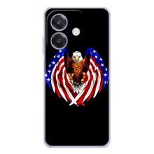 Чохол Прапор USA для OPPO A5 Pro – Крила США