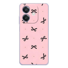 Чехол банты для OPPO A5 Pro – Черные бантики