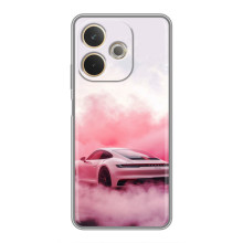 Чохол з авто Порше для OPPO A5 Pro – Рожевий Порше