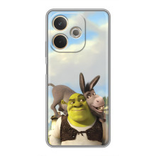 Чохол з мультфільмом Шрек на OPPO A5 Pro – Шрек і осел