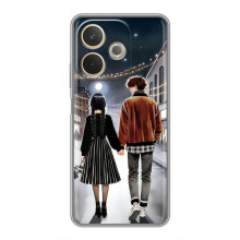 Чохол з дизайном Венздей 2 на OPPO A5 Pro – Венздей і Тайлер