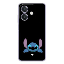 Чохол з принтом Стіч на OPPO A5 Pro (Стіч на чорному)