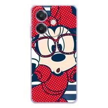 Эксклюзивный чехол для OPPO A5 Pro (AlphaPrint - Мультяшные) (Маус в очках)