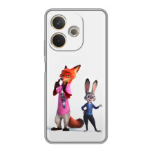 Силіконовий чохол з принтом Зоотрополіс для OPPO A5 Pro – Джуді і Нік