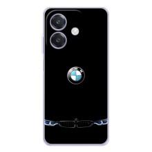 Силіконовий бампер з картинкою машини на OPPO A5 Pro (Чорний BMW)