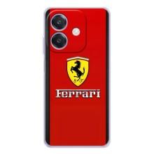 Силіконовий бампер з картинкою машини на OPPO A5 Pro (Ferrari Logo)