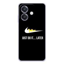 Силиконовый Чехол на OPPO A5 Pro с картинкой Nike – Later